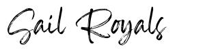 Sail Royals шрифт