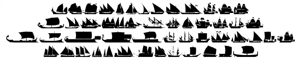Sailing Ships font by Ric Stephens | FontRiver