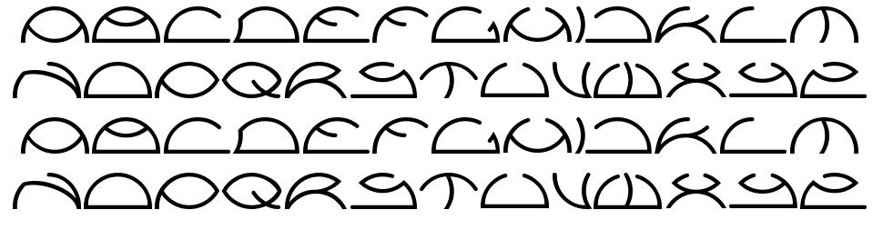 Saintfighteraqua font specimens