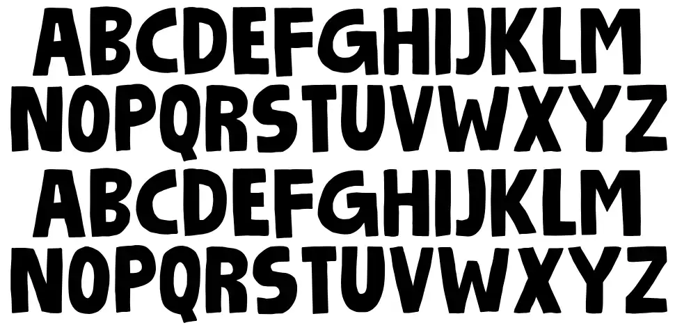 Salaciousfont specimens
