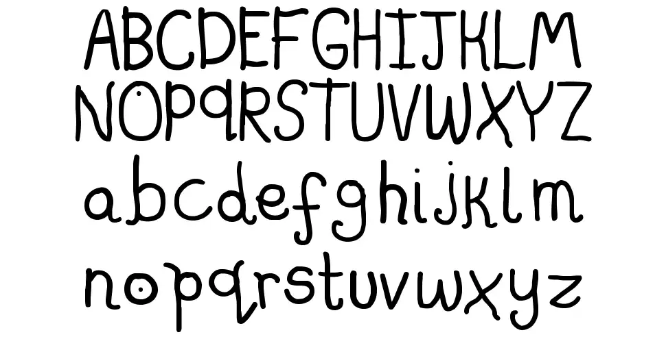 Salad Fingers font by FaEdgar22 FontRiver