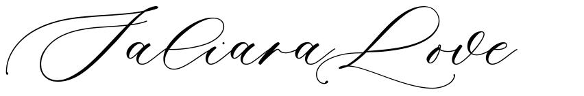 Saliara Love шрифт