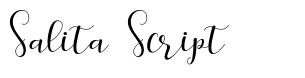 Salita Script шрифт