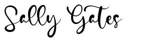 Sally Gates font