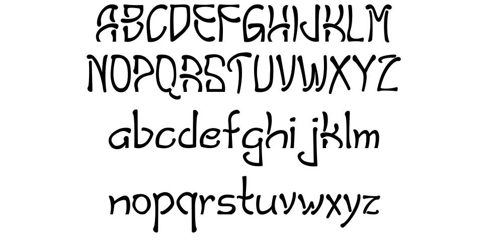 Salome font specimens