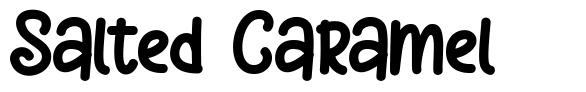 Salted Caramel font
