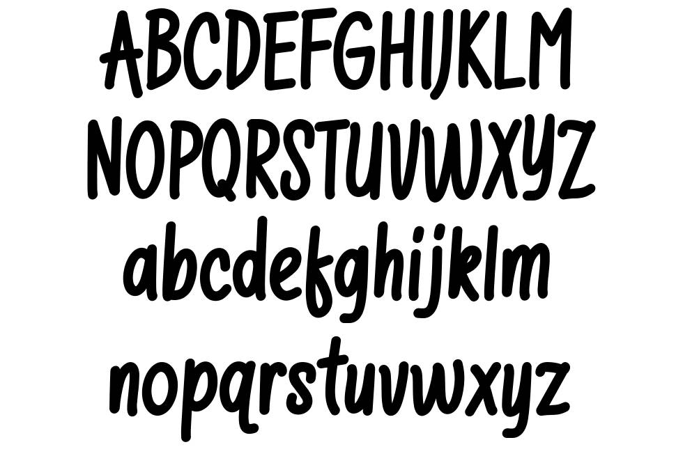 Salty Cheese font specimens