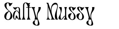 Salty Mussy font