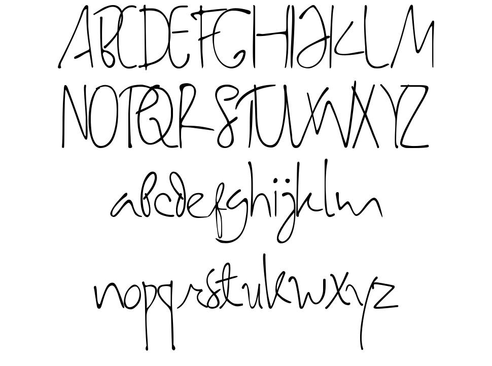 Samarasa Handwriting font specimens