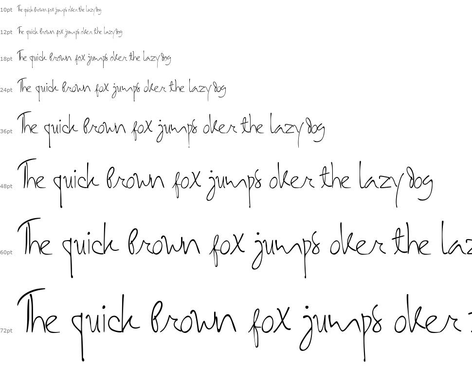 Samarasa Handwriting шрифт Водопад