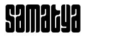 Samatya font