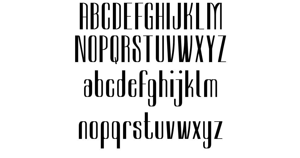 Sambeltigo font Örnekler