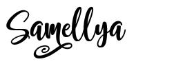 Samellya шрифт