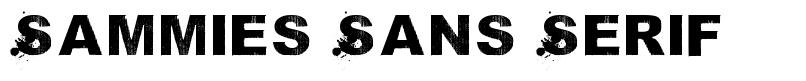 Sammies Sans Serif 字形