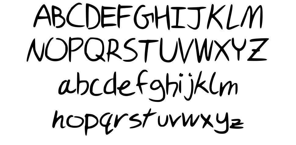 Sammys Script font specimens
