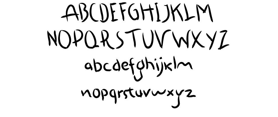 Samosir font specimens