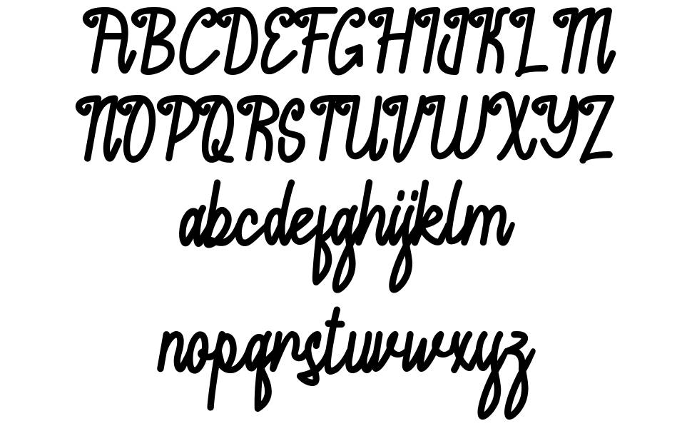 Sancaka font specimens