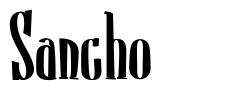 Sancho шрифт