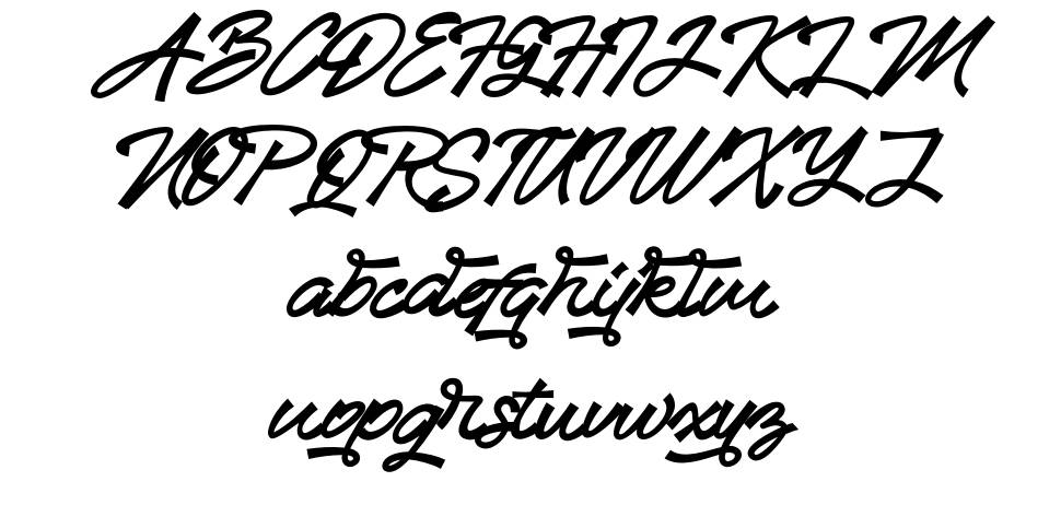 Sandiaga フォント 標本