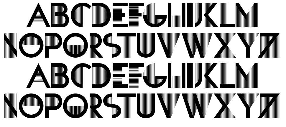 Sandre font specimens