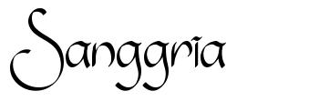 Sanggria шрифт