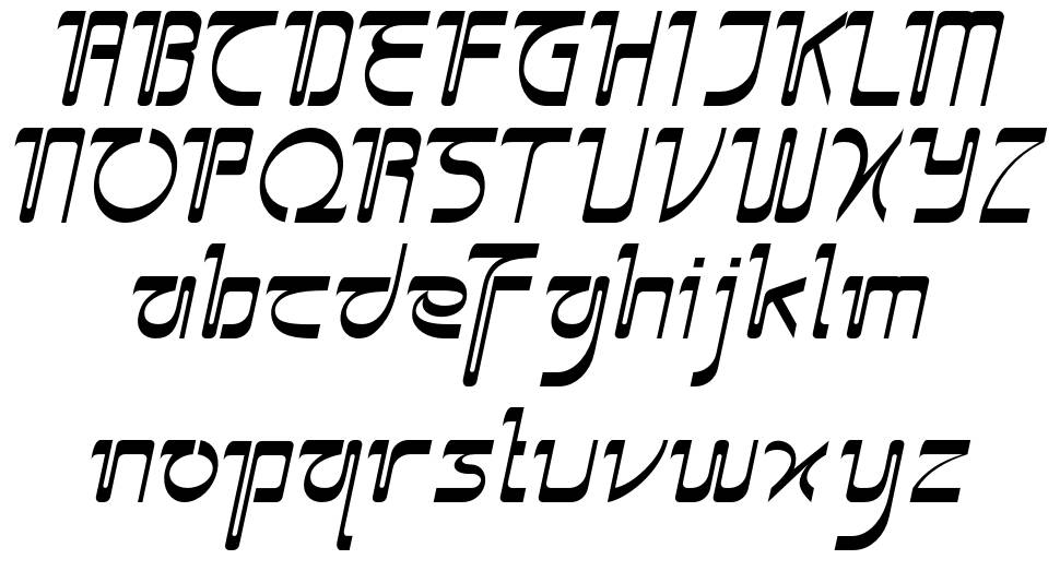 Sangkuriang font Örnekler