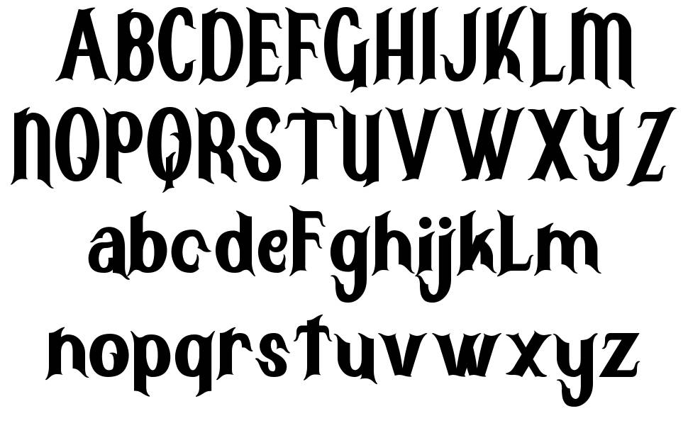 Sangkury font Örnekler