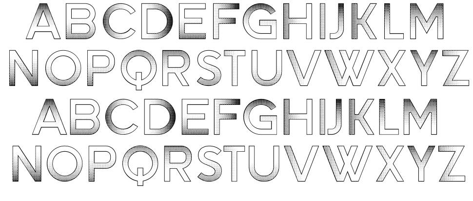 Sangria font Örnekler