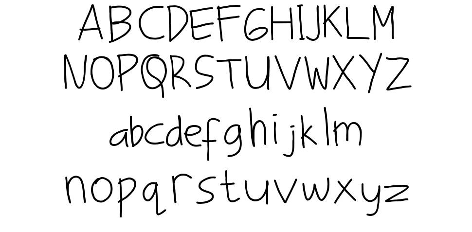 Sanifla font Örnekler