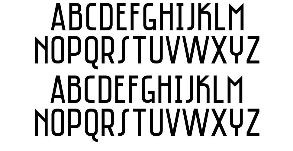 Saniretro font Örnekler