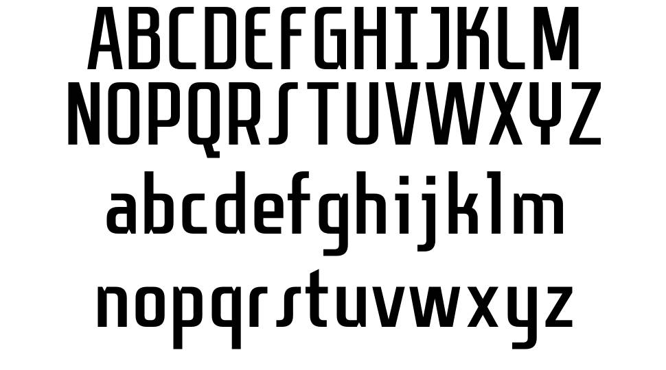 Sanitechtro font Örnekler