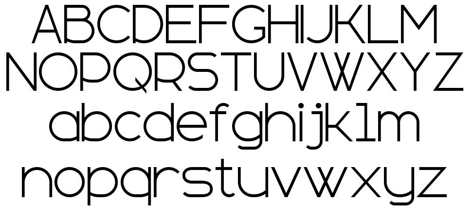 Sans Serif Plus 7 carattere I campioni