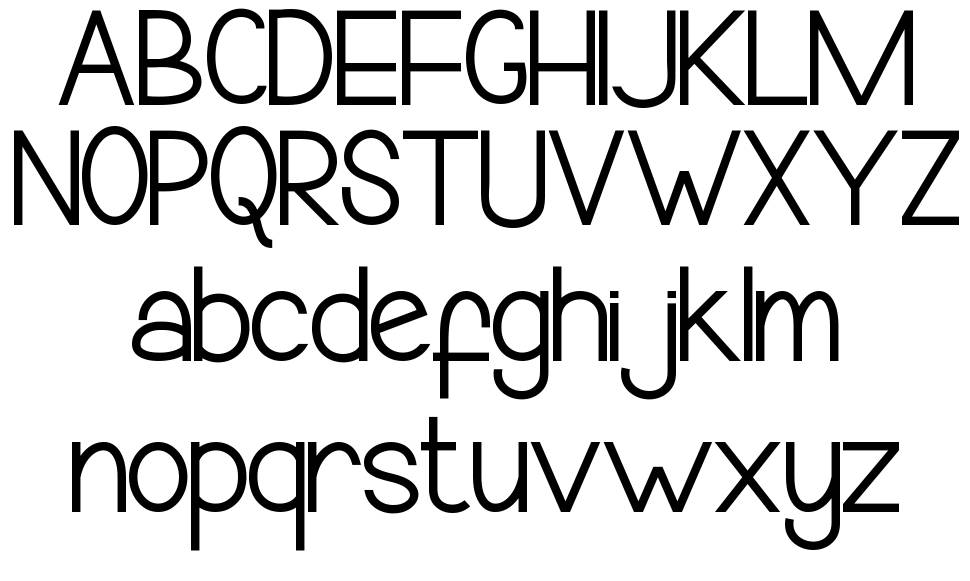 Sansbroo font Örnekler