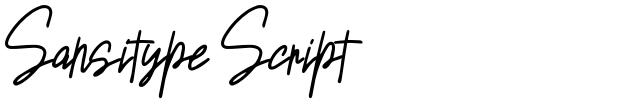 Sansitype Script