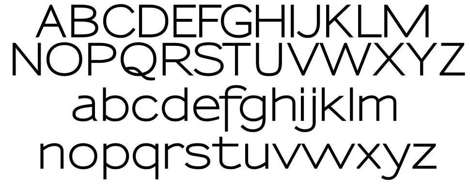 Sansumi font specimens