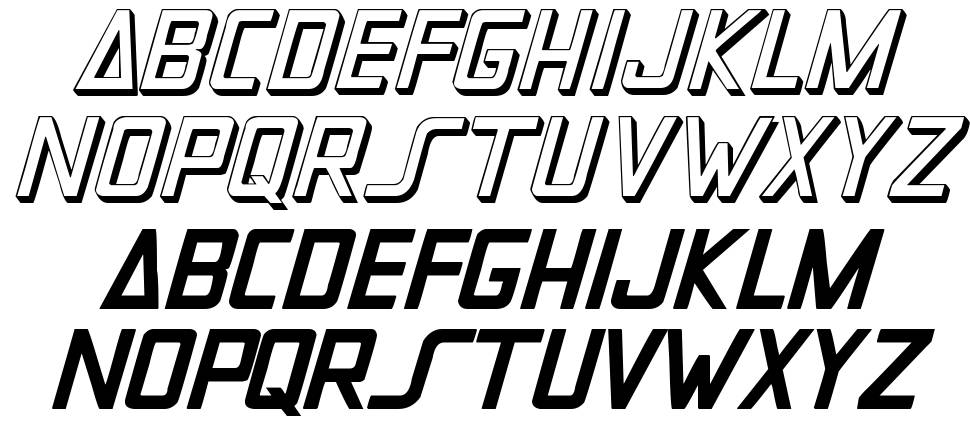 Santa Carla font specimens