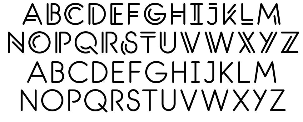 Santanelli font Örnekler