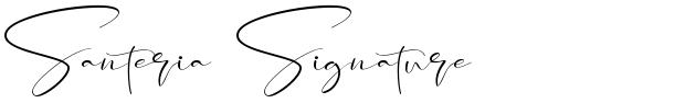 Santeria Signature