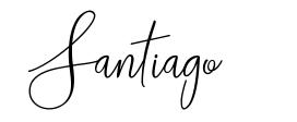 Santiago font