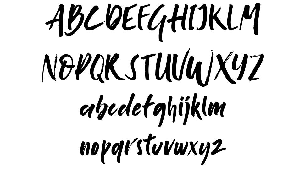 Santoryu font Örnekler