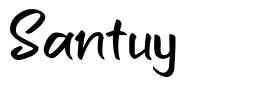 Santuy шрифт