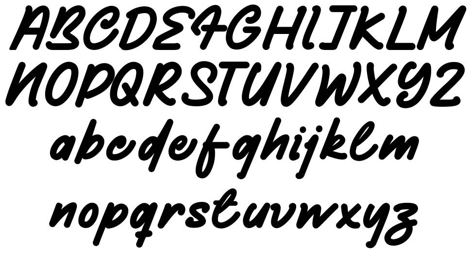 Sanwanee font Örnekler