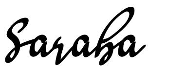 Saraba шрифт