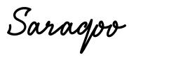 Saraqoo font