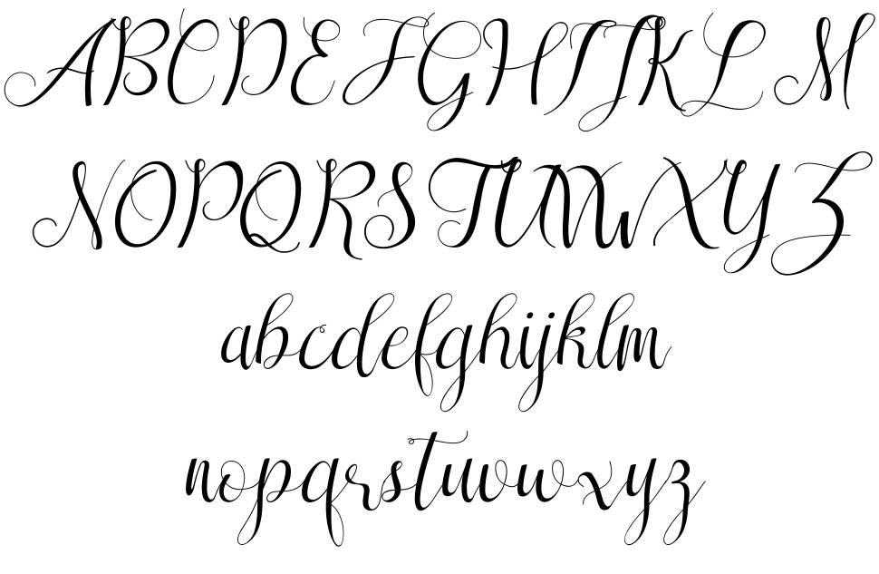 Sareeka font specimens