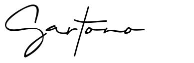 Sartono шрифт