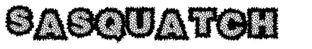 Sasquatch 字形
