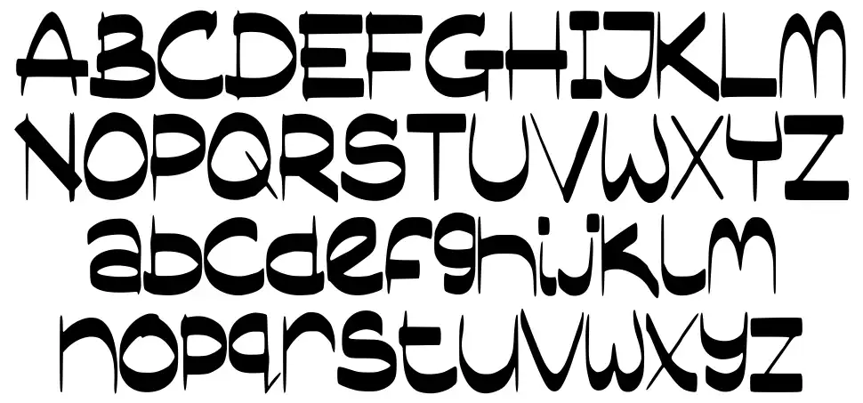 Sassy Bloggerfont specimens