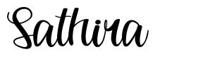 Sathira 字形