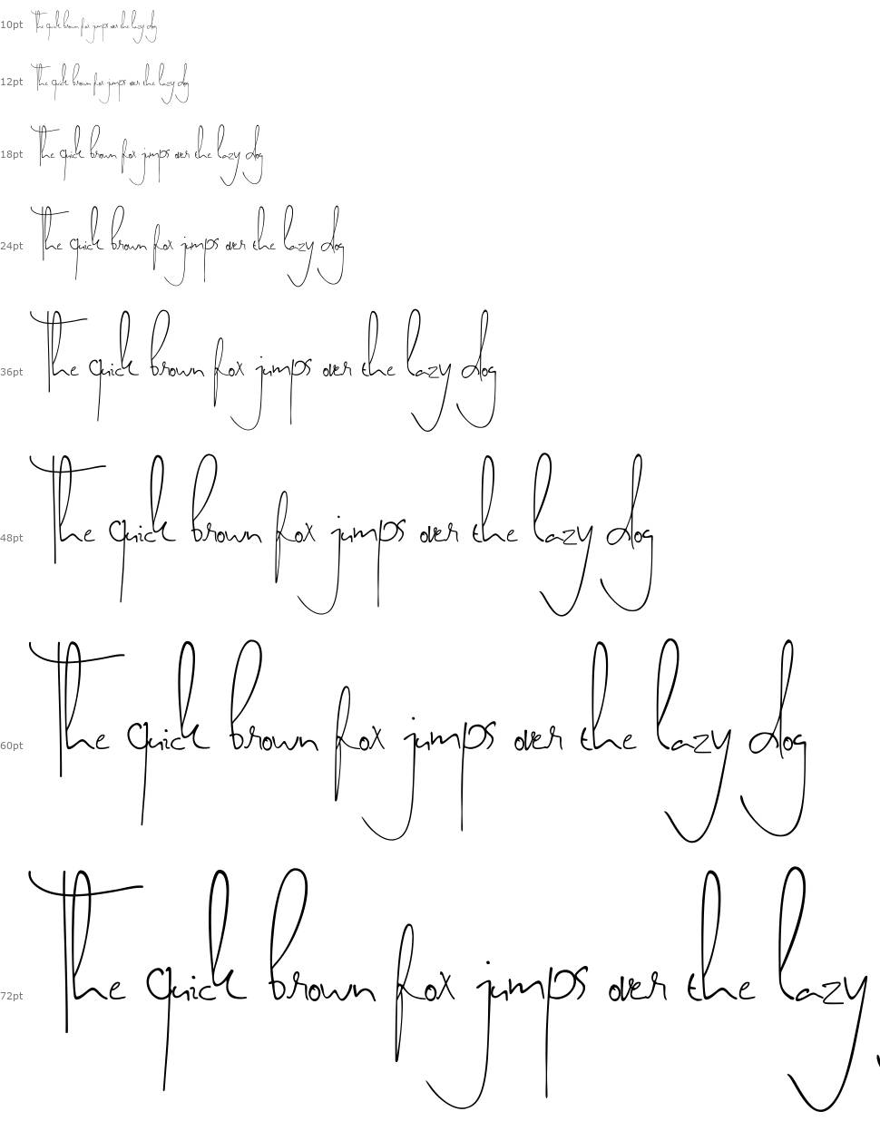 Satriya Maya Handwriting carattere Cascata